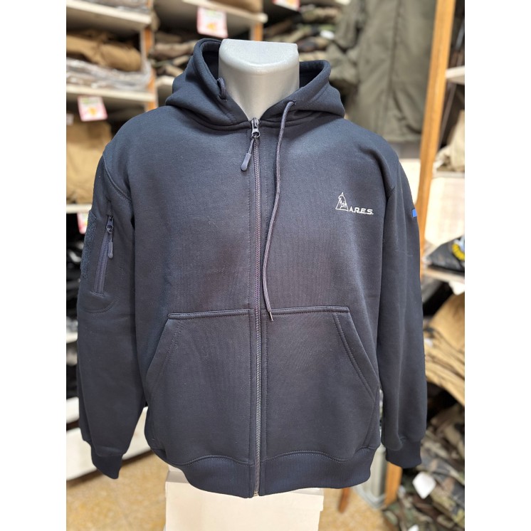 Sweat FRENCH NAVY zippé à capuche – Marine style militaire