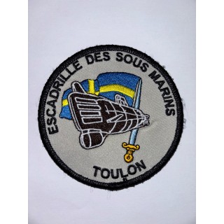PATCH VELCRO "ESCADRILLE DES SOUS-MARINS TOULON"